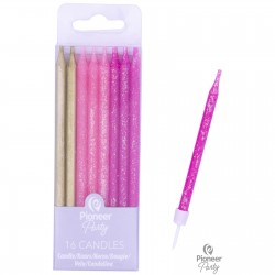 Κεριά Ροζ, Φούξια, Χρυσό